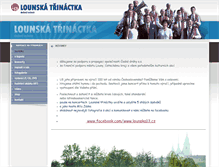 Tablet Screenshot of lounska13.cz